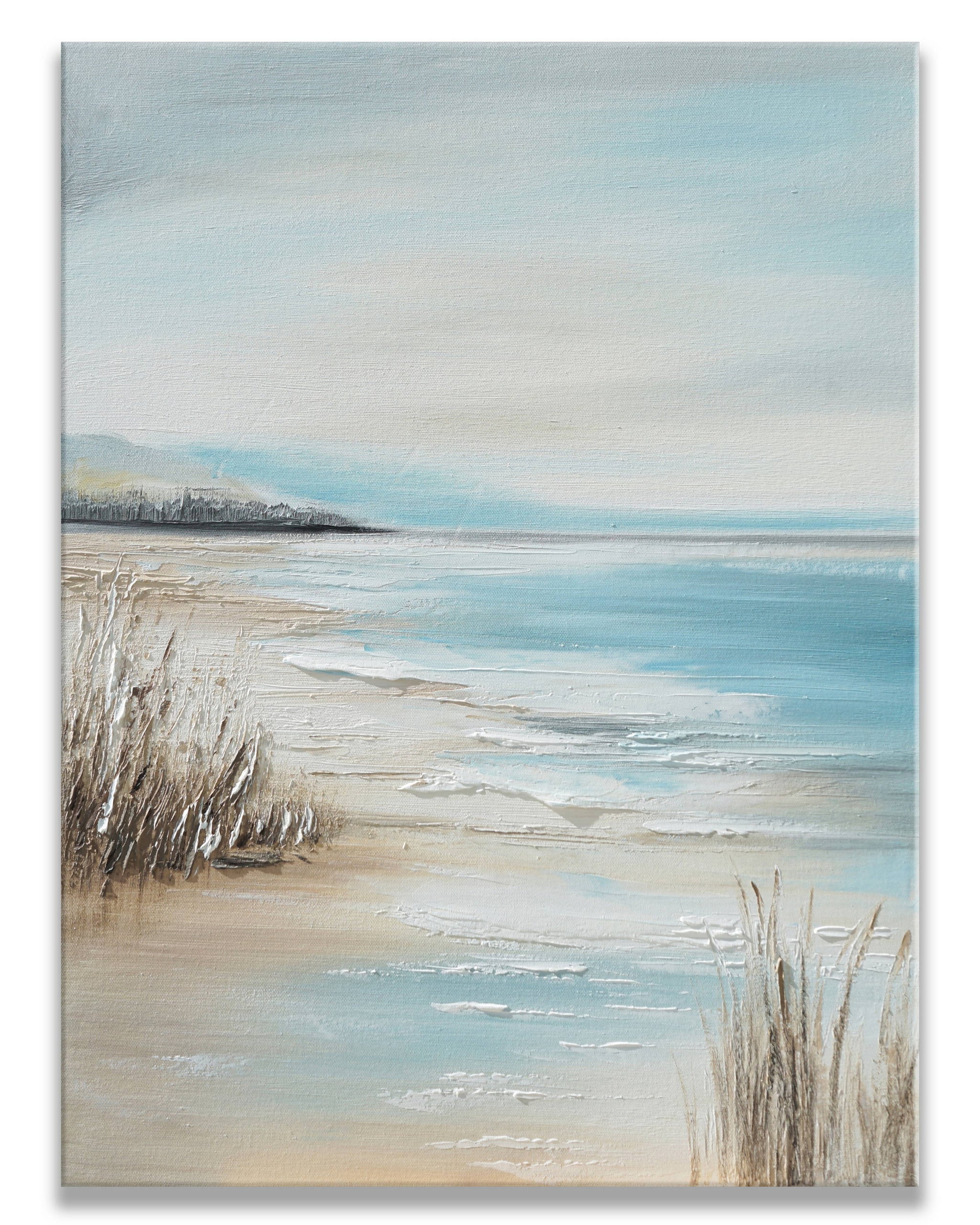 Dipinto a mano acrilico su tela Scenario Astratto 75x100cm