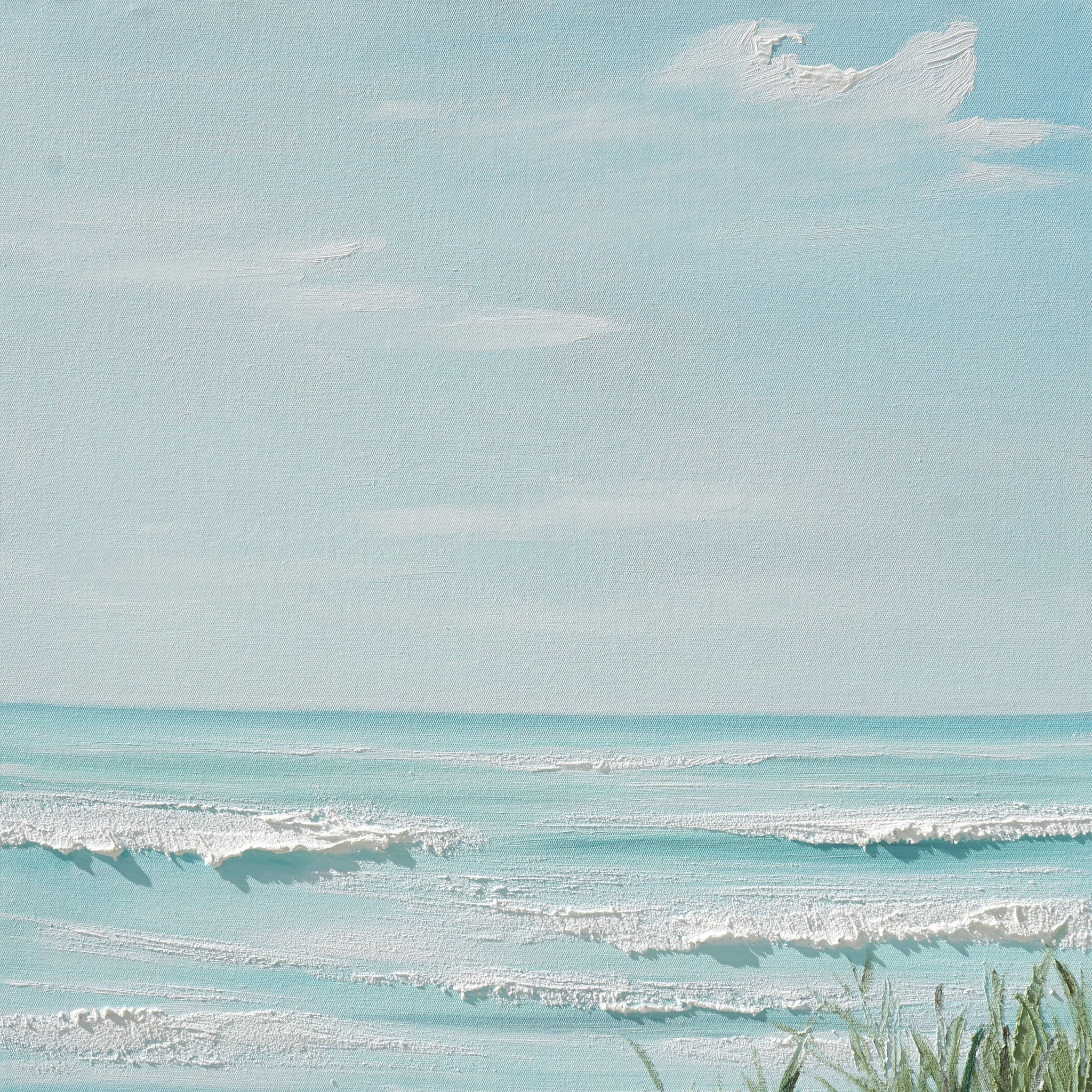 Dipinto a mano acrilico su tela Scenario Astratto 75x100cm