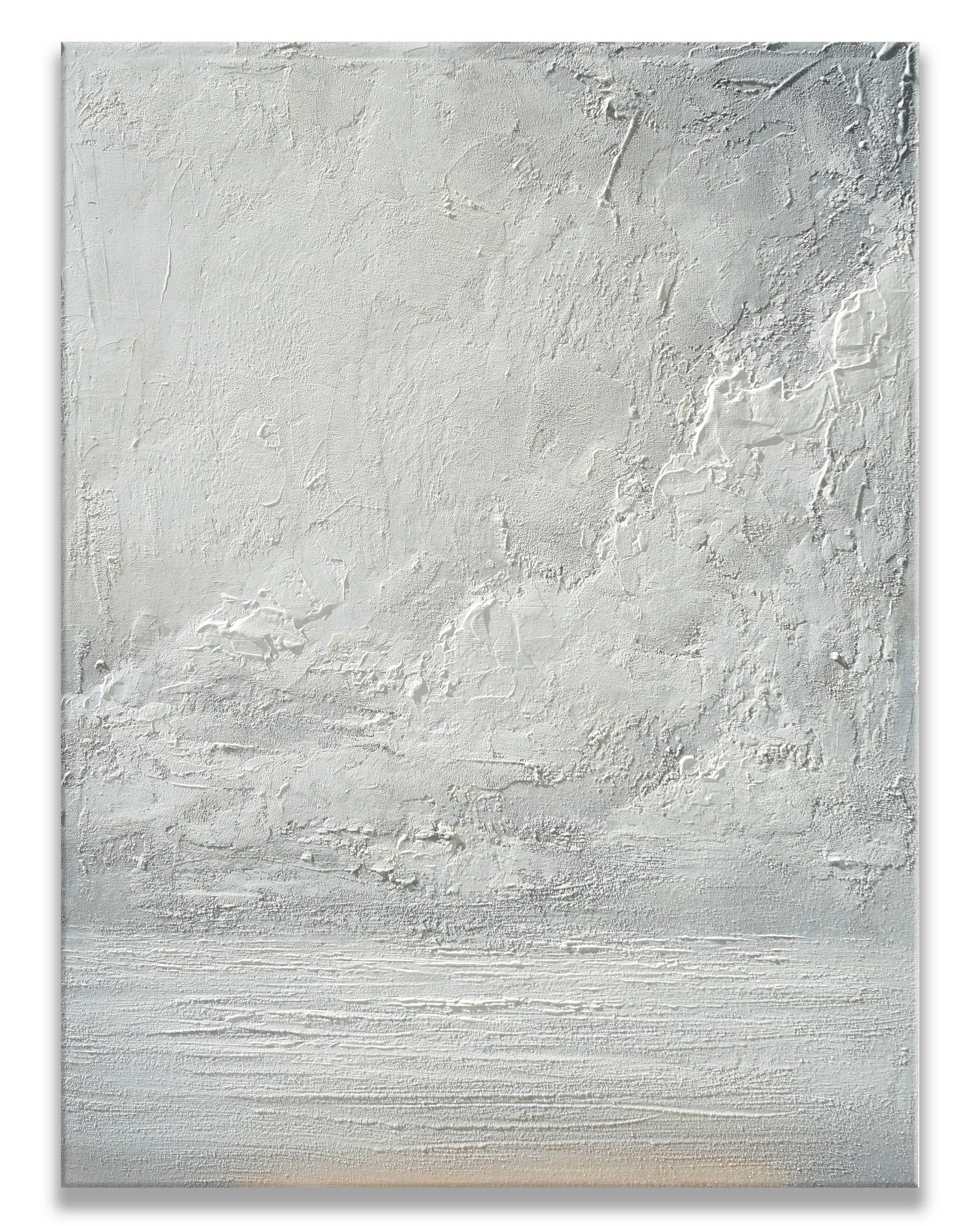 Dipinto a mano acrilico su tela Scenario Astratto 75x100cm