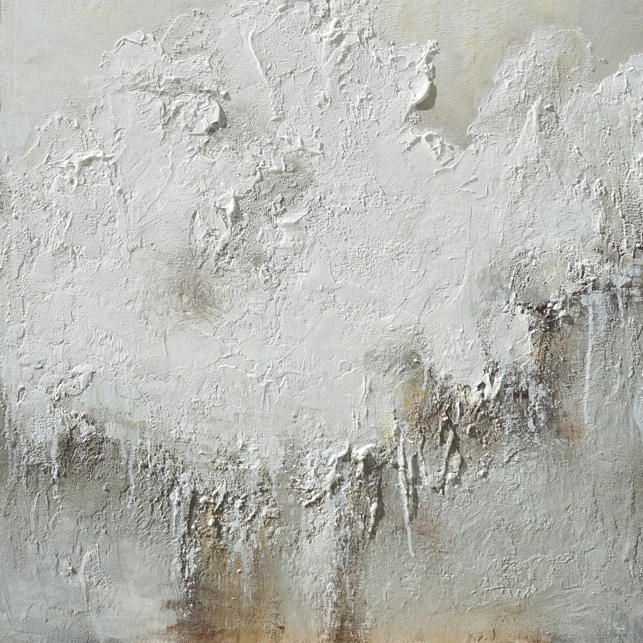 Dipinto a mano acrilico su tela Scenario Astratto 75x100cm