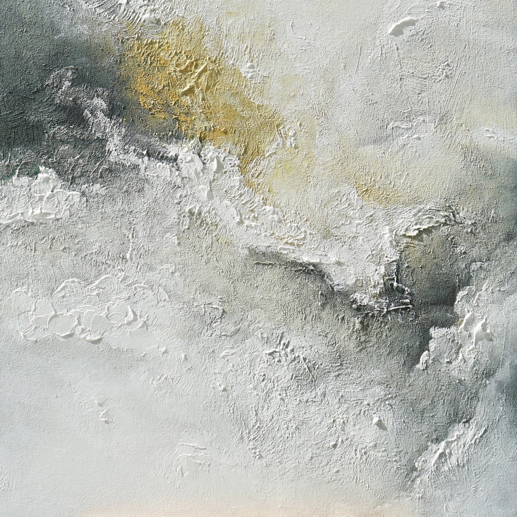 Dipinto a mano acrilico su tela Scenario Astratto 75x100cm