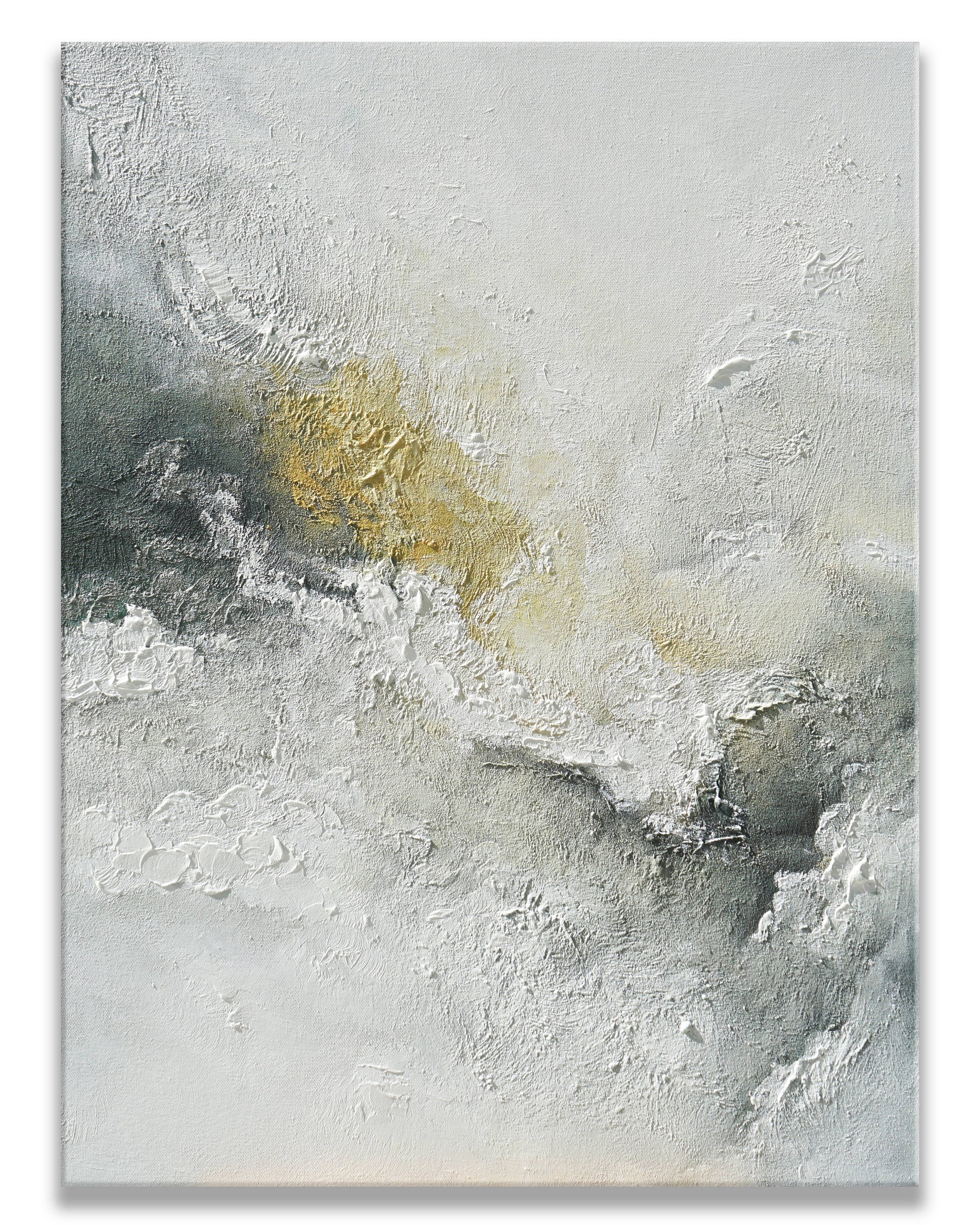 Dipinto a mano acrilico su tela Scenario Astratto 75x100cm
