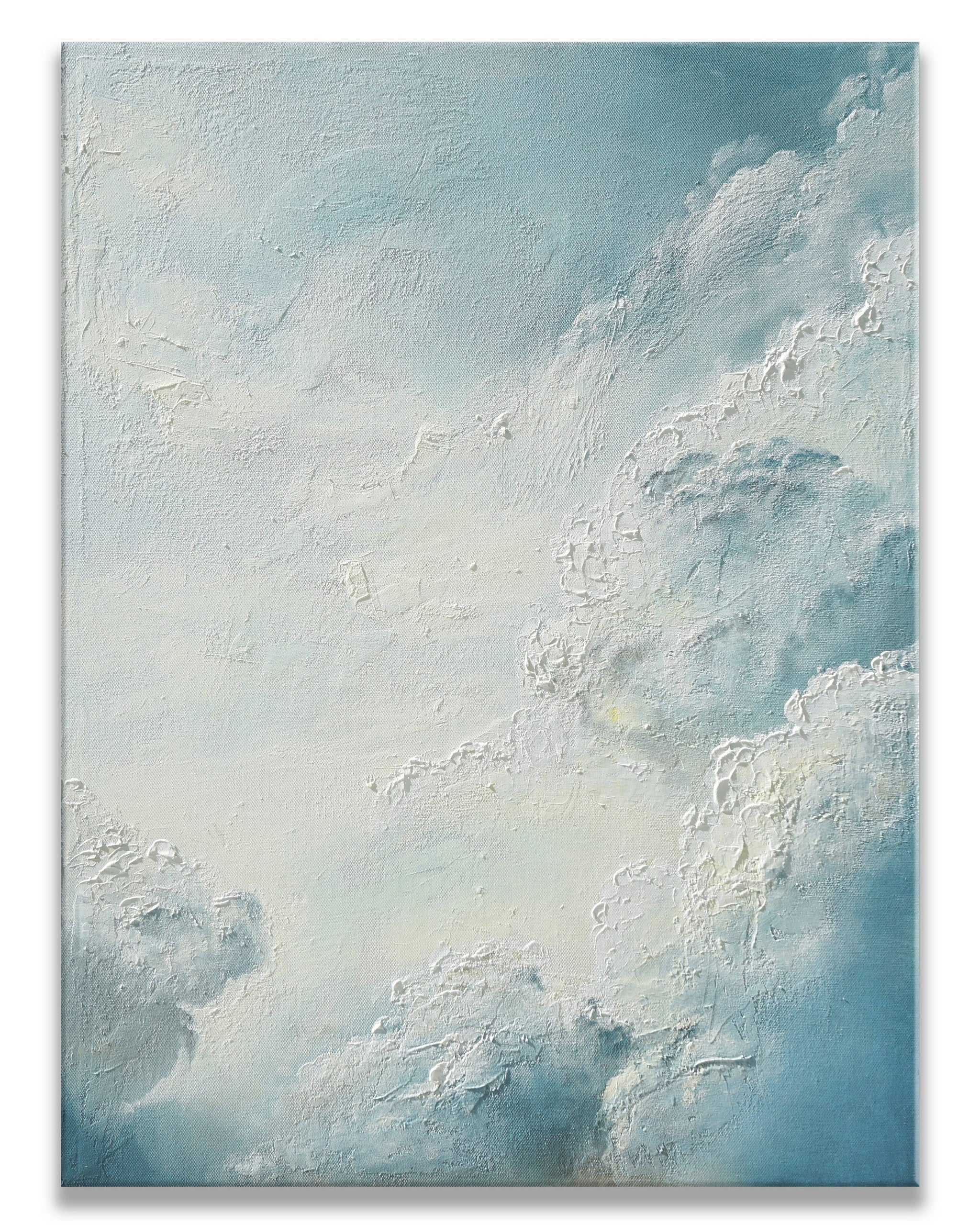 Dipinto a mano acrilico su tela Scenario Astratto 75x100cm