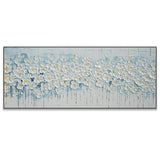 Dipinto a mano acrilico su tela Floreale  60x150cm