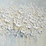 Dipinto a mano acrilico su tela Floreale  60x150cm