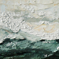 Dipinto a mano acrilico su tela Scenario Astratto  60x150cm