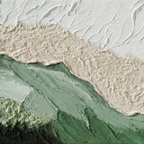 Dipinto a mano acrilico su tela Scenario Astratto  60x150cm