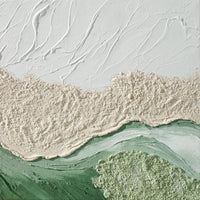 Dipinto a mano acrilico su tela Scenario Astratto  60x150cm