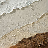 Dipinto a mano acrilico su tela Scenario Astratto  70x140cm
