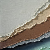 Dipinto a mano acrilico su tela Scenario Astratto  70x140cm
