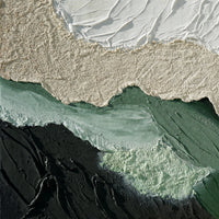 Dipinto a mano acrilico su tela Scenario Astratto  70x140cm