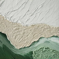 Dipinto a mano acrilico su tela Scenario Astratto  70x140cm