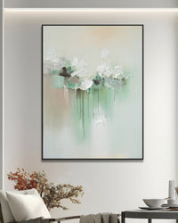 Dipinto a mano acrilico su tela Floreale  75x100cm
