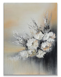 Dipinto a mano acrilico su tela Floreale  75x100cm