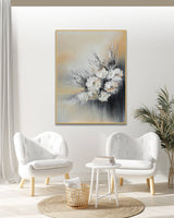 Dipinto a mano acrilico su tela Floreale  75x100cm
