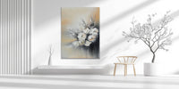 Dipinto a mano acrilico su tela Floreale  75x100cm