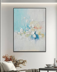Dipinto a mano acrilico su tela Floreale  75x100cm