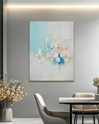 Dipinto a mano acrilico su tela Floreale  75x100cm