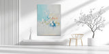 Dipinto a mano acrilico su tela Floreale  75x100cm