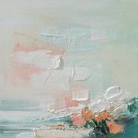 Dipinto a mano acrilico su tela Scenario Astratto  75x100cm