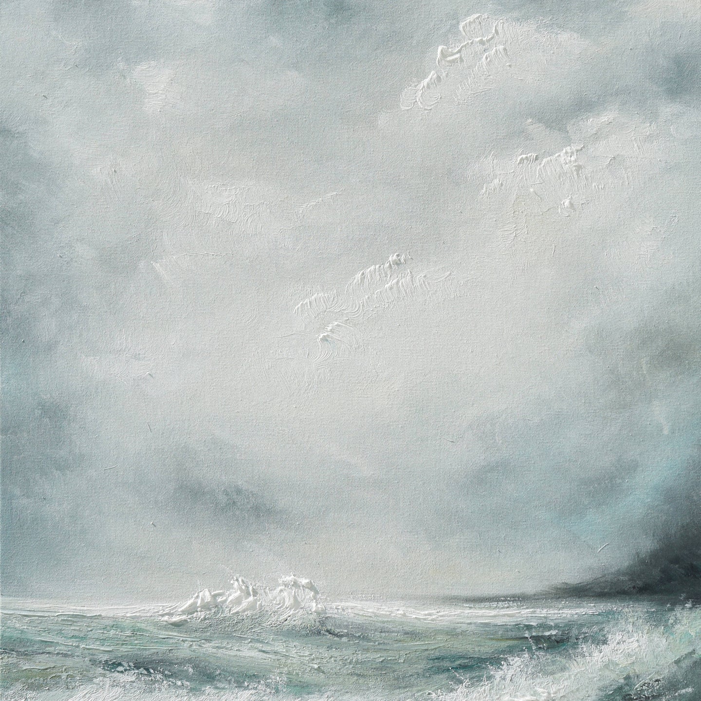 Dipinto a mano acrilico su tela Scenario Astratto  75x100cm