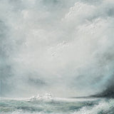 Dipinto a mano acrilico su tela Scenario Astratto  75x100cm