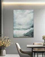 Dipinto a mano acrilico su tela Scenario Astratto  75x100cm