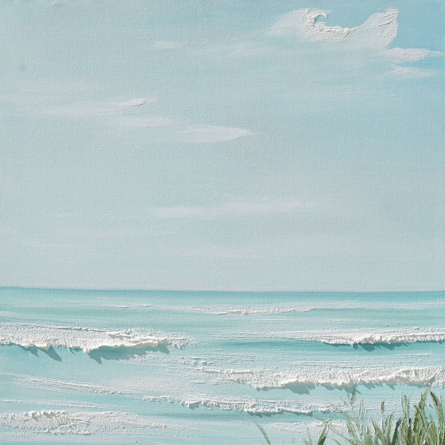 Dipinto a mano acrilico su tela Scenario Astratto  75x100cm