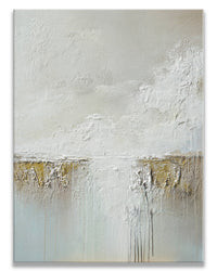 Dipinto a mano acrilico su tela Scenario Astratto  75x100cm