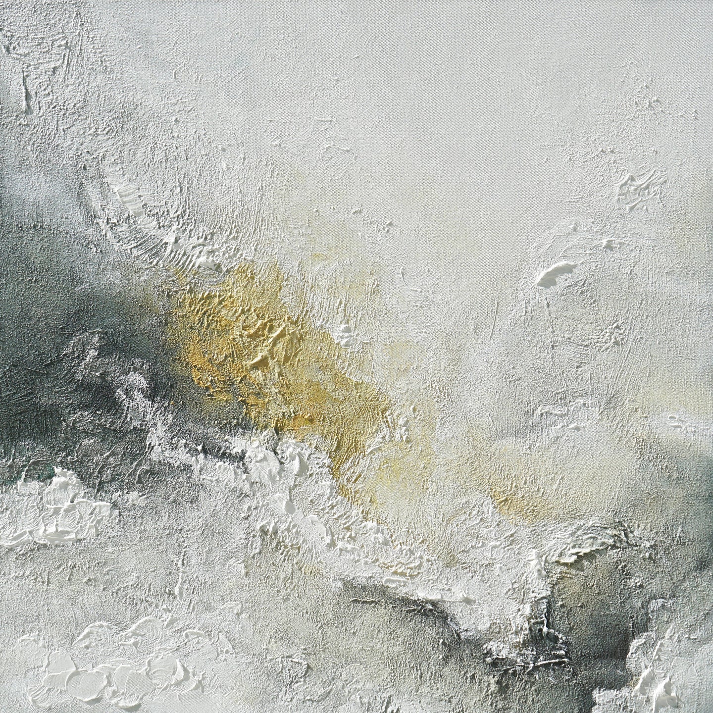 Dipinto a mano acrilico su tela Scenario Astratto  75x100cm