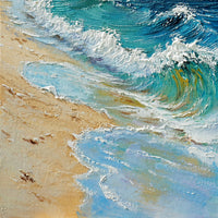 Dipinto a mano acrilico su tela Scenario Astratto  70x140cm