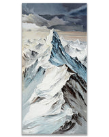 Dipinto a mano acrilico su tela Scenario Astratto  70x140cm