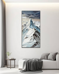 Dipinto a mano acrilico su tela Scenario Astratto  70x140cm