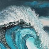 Dipinto a mano acrilico su tela Scenario Astratto  70x140cm