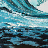 Dipinto a mano acrilico su tela Scenario Astratto  70x140cm