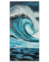 Dipinto a mano acrilico su tela Scenario Astratto  70x140cm