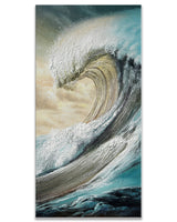Dipinto a mano acrilico su tela Scenario Astratto  70x140cm