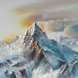 Dipinto a mano acrilico su tela Scenario Astratto  70x140cm