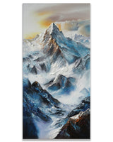 Dipinto a mano acrilico su tela Scenario Astratto  70x140cm