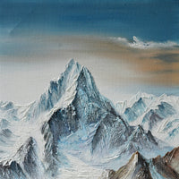 Dipinto a mano acrilico su tela Scenario Astratto  70x140cm