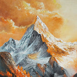 Dipinto a mano acrilico su tela Scenario Astratto  70x140cm