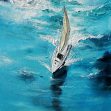 Dipinto a mano acrilico su tela Scenario Astratto  70x140cm